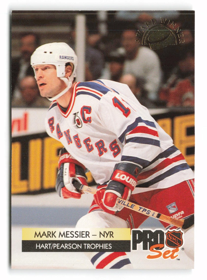 1992-93 Pro Set Mark Messier Award Winners #CC1 New York Rangers