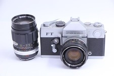 Petri C.C Auto 55/1.8 55mm f1.8 And 135mm f3.5 Lenses, FT Camera Body-AS IS