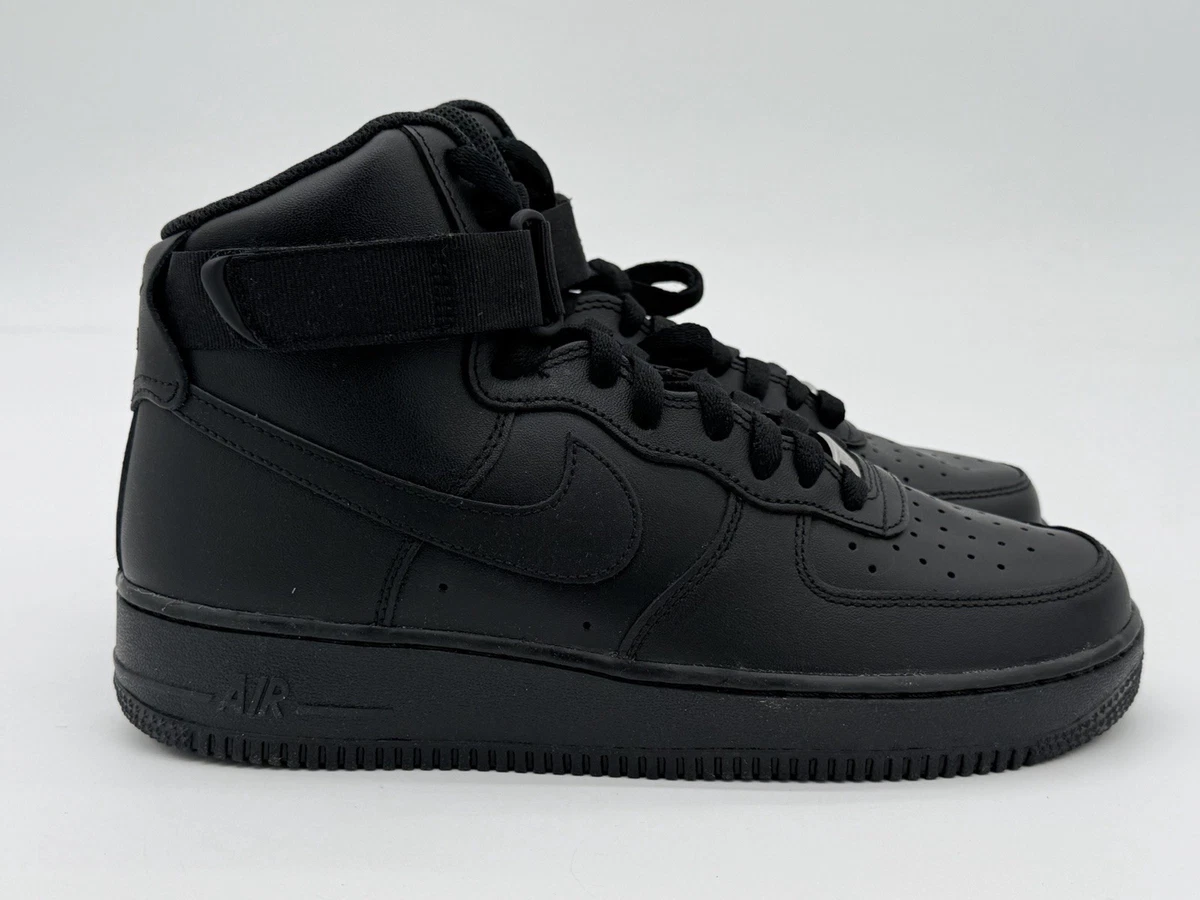 Preços baixos em Nike Air Force 1 High '07 Triple Black | eBay