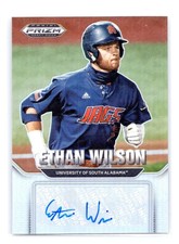 2022 Prizm Draft Picks #AU-EW Ethan Wilson Autographs Silver Jaguars