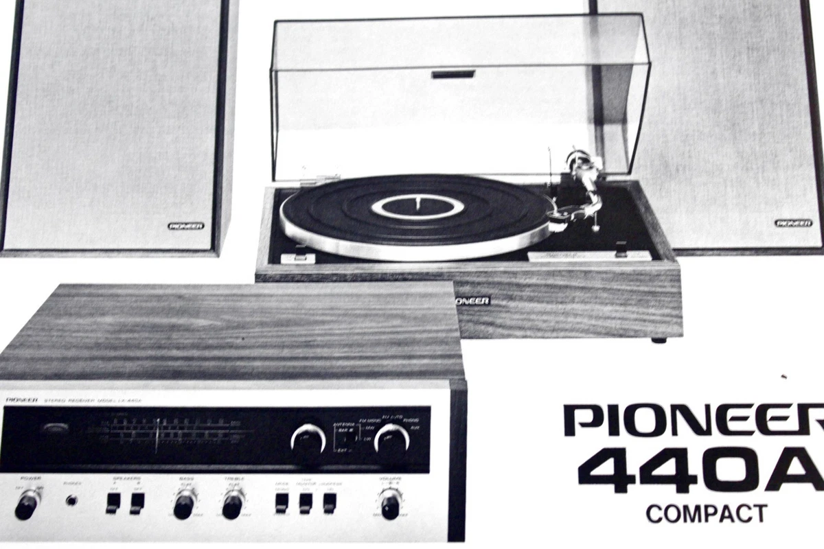 Originale Werbung / Datenblatt: Receiver PIONEER 440A COMPACT von 1972