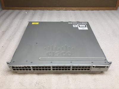 Cisco Catalyst 3850 48 Port PoE+ WS-C3850-48P-L Gigabit Switch w/ 2x 715WAC PS