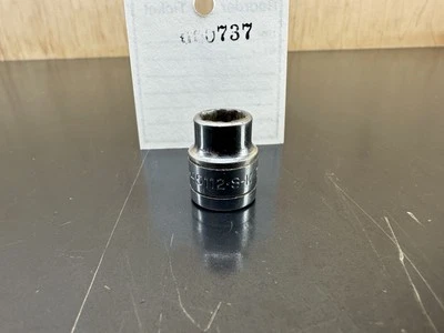 Used Vintage 6Pt 3/8" Drive S-K TOOLS Socket Model 45112 Made In USA Shallow - Image 1 of 4