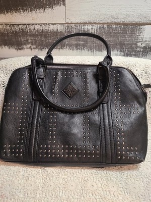 Simply Vera Vera Wang Black Vegan Leather Tote Bag Purse