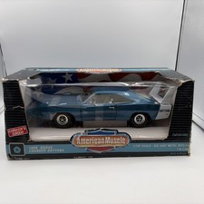ERTL American Muscle Blue 1969 Dodge Charger Daytona 1:18 Diecast 7738