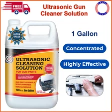 UltraSonic Gun Cleaner Solution For Gun Parts Cleaning, Concentrate 1 Gallon