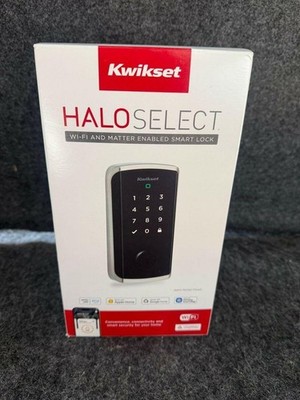 Kwikset Halo Select Smart Wi-Fi Enabled Deadbolt Satin Nickel 998000-001