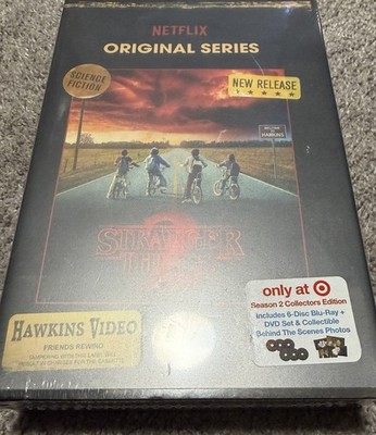 SEALED stranger things season 2 blu ray target exclusive OOP vhs case