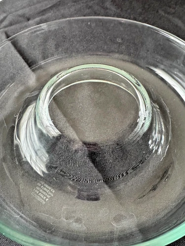 Vintage Pyrex France Clear Glass Fluted Bundt Pan - 22cm Ring Mold - Jello/Cake