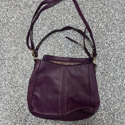 Montana West  Womens Purse Plum Color Vegan Leather  Shoulder Bag Clean NICE 