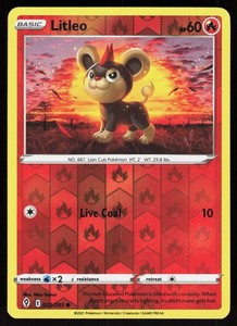 litleo pokemon card Litleo 139/132 Mega Evolution