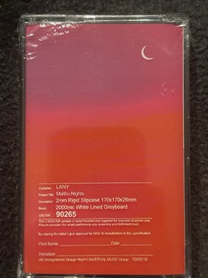 Lany Malibu Nights BRAND NEW SEALED CASSETTE Silver Case 2018 LIMITED EDITION