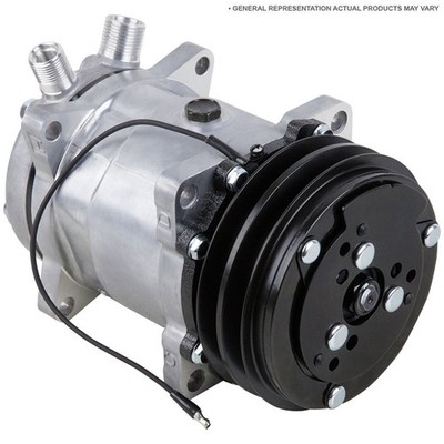 OEM Sanden 4732 AC Compressor w/ A/C Clutch
