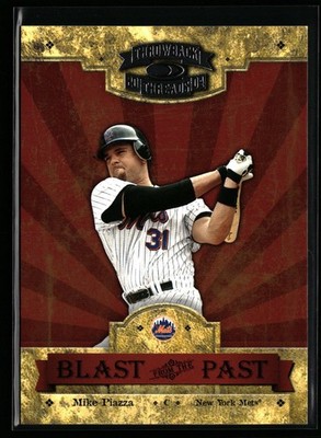 Mike Piazza 2004 Donruss Throwback Threads #BP-18 Blast From the Past #/1500