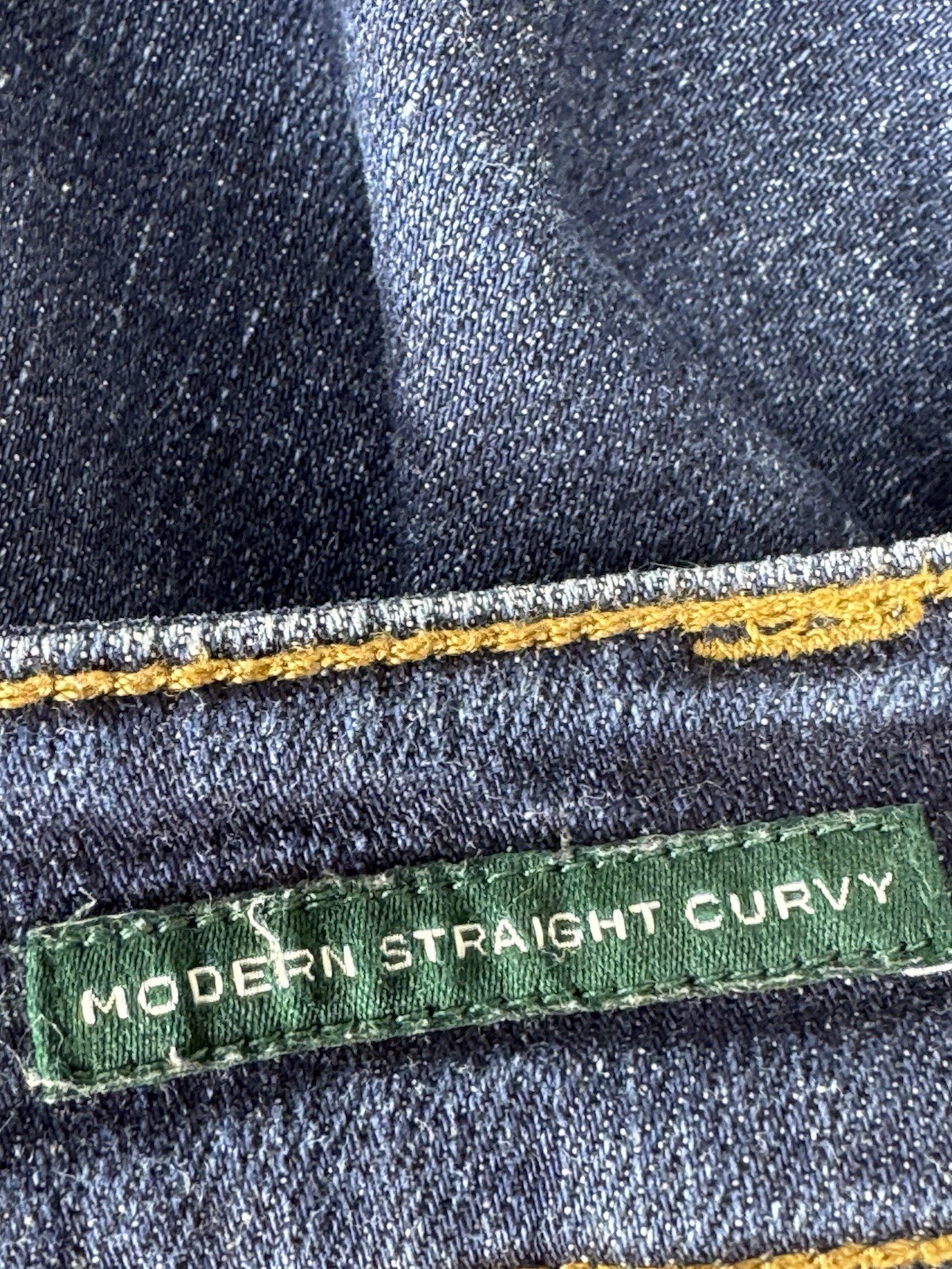 Y2K Ralph Lauren Women’s Jeans Modern Straight Curvy Size 12 thumbnail 4