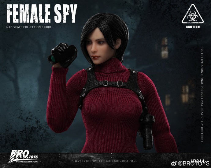 In stock BROTOYS 1/12 LR011 Miss Wong Spy ADA Female Action Figure