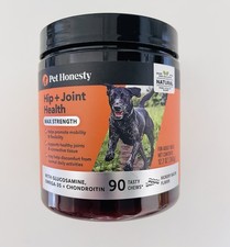 Pet Honesty Hip  Joint Health Max Strength Bacon Flavor Dog Chews 90 count