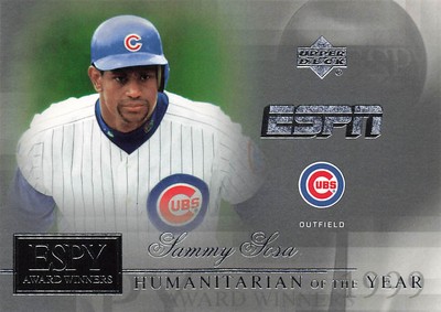 2005 Upper Deck ESPN #AW-16 Sammy Sosa ESPY Award Winners