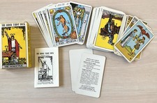 Jeu de tarot Rider Waite imprimé en Suisse copyright 1971 code barre