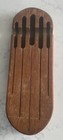 Vintage Solid Oak 5  Wall Mount Knife Rack Holder — photo 1