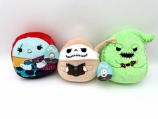 Nightmare Before Christmas Squishmallows 8in Sally Jack Oogie Plush Set