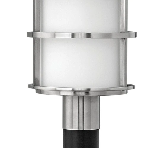 Hinkley Lighting H1901 Saturn 120v 1 Light 21.75" Tall Post Light - Stainless - Picture 3 of 6