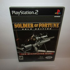 Soldier of Fortune Gold Edition PS2 Sony PlayStation 2 Game Wrong Case Tested