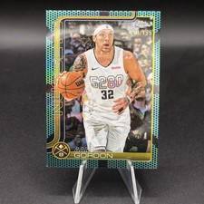2025-26 Topps Chrome Aaron Gordon 030/199 Aqua Basketball Refractor 