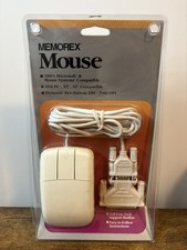 Vintage 1994 Memorex 3 Button Mouse For IBM Systems - New Old Stock