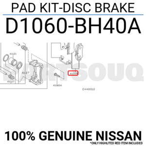 Nissan d1060 bh40a