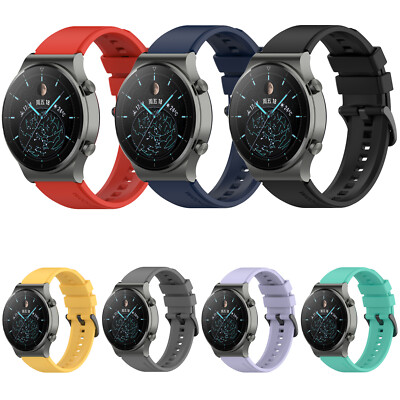 Silikon Armband 22MM Watch Strap für Huawei Watch GT2 Pro / Watch GT 2e NEU