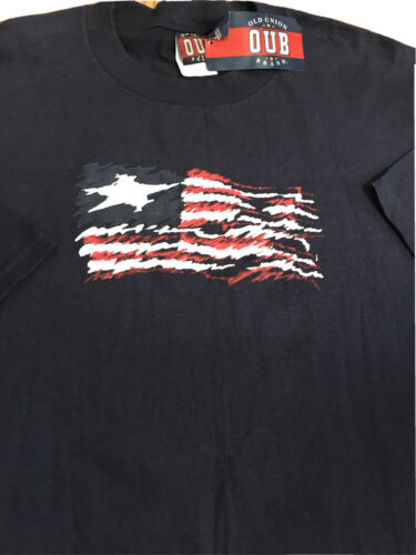 Fourth of July Size XL Navy American Flag Cotton Short Sleeve Tee Shirt New