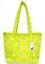 thumbnail 4 - Belvah Lime Yellow Quilted Tote Bag Purse Removable Bow
