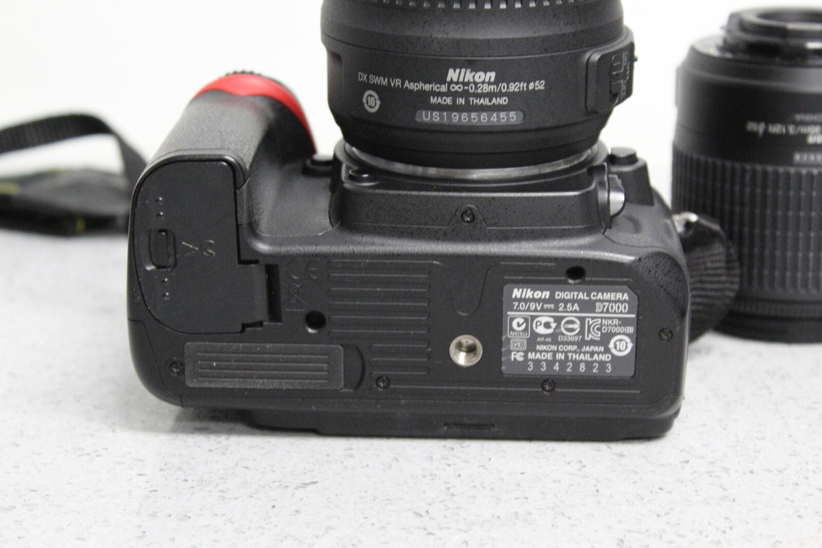 Nikon D7000 16.2 MP Digital SLR Camera with Nikkor 18-55 & 55-200