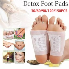 150 Pcs Foot Detox Pads Cleansing Patch Pain Relief Soothing Herbal Tetradium