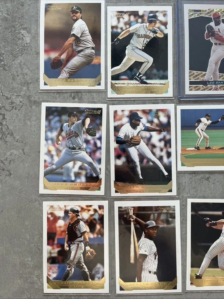 Juego de tarjetas de béisbol Topps doradas 1993 Foto 2 de 4