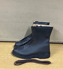 GENUINE ITALIAN ARMY PARA ANFIBI BOOTS LEATHER BROWN NEW 9.5 UK- 10.5 US - 44 EU