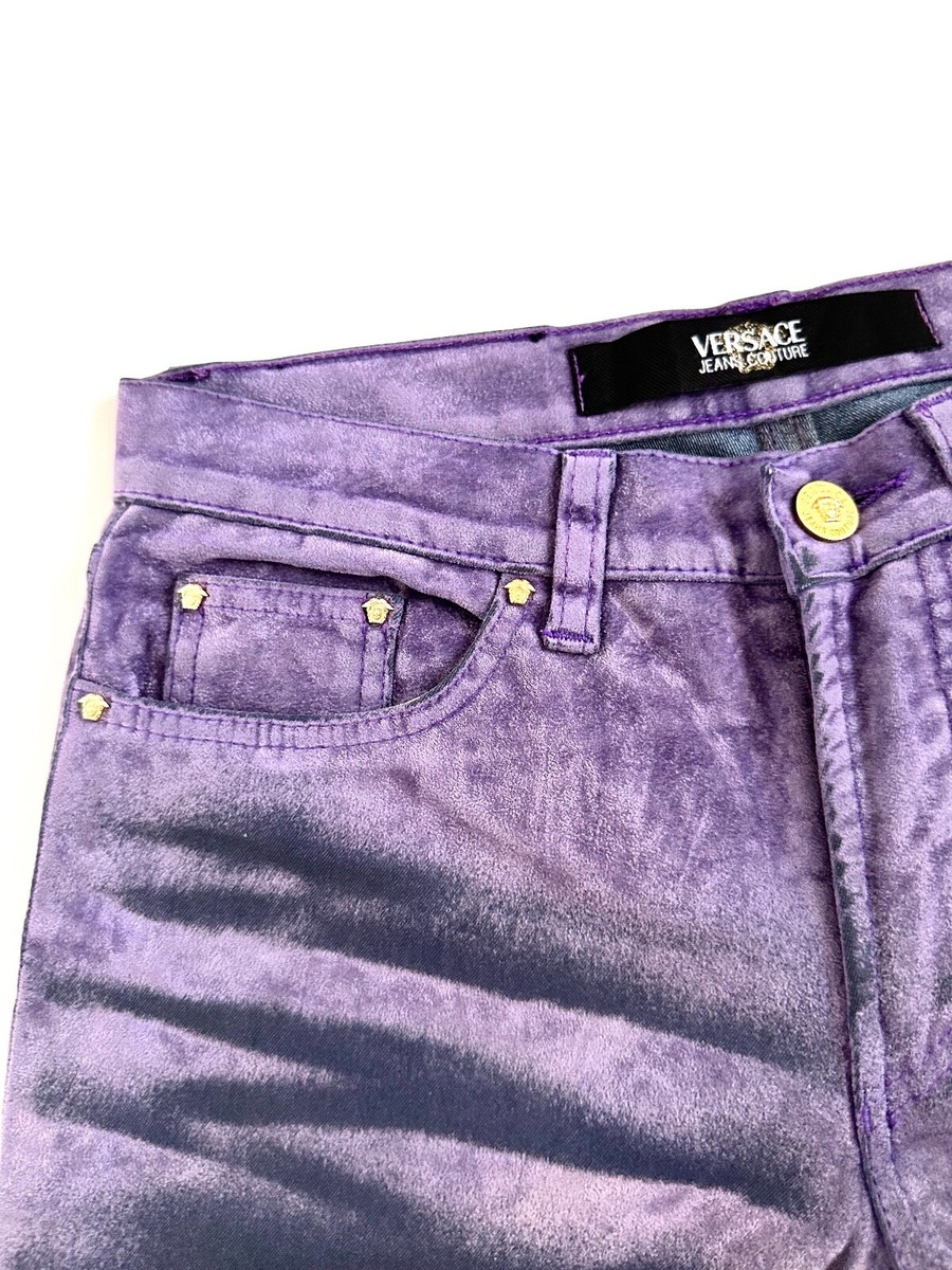 ボトムスその他 VERSACE Women Pants 10098441A068381LD60 Purple VERSACE Satin-twill cargo pants | THE OUTNET