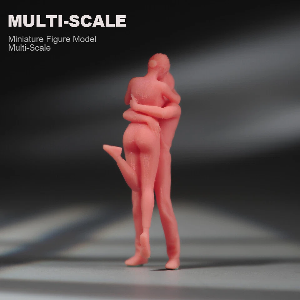 1/87 Couple Sweet Kiss Miniature Model Scene Prop Car Vehicle Toy - Изображение 3 из 4