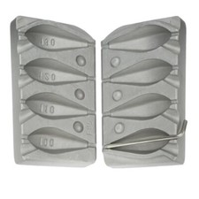 Stampo Piombo pesca Torpedo Gr. 100-110-120-130  scorrevole F 95