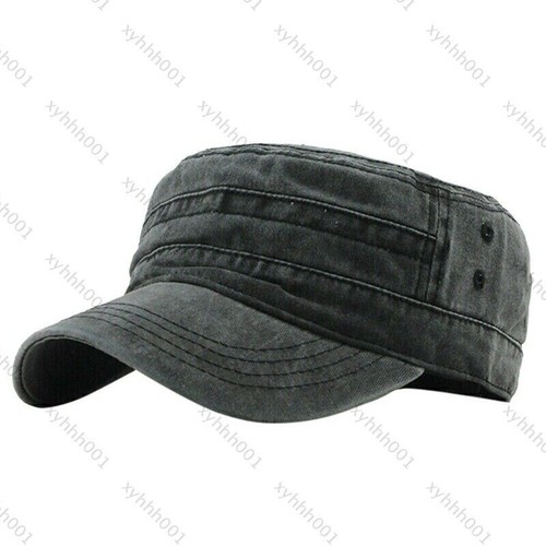 Military Army Cap Unisex Segeltuch Basecap Kappe Mütze Wandern Sport Verstellbar - Bild 4 von 26