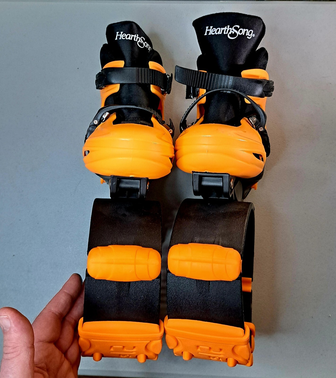 HearthSong Jump2It Jumping Boots Spring Shoes Adjusts Youth Size 3942