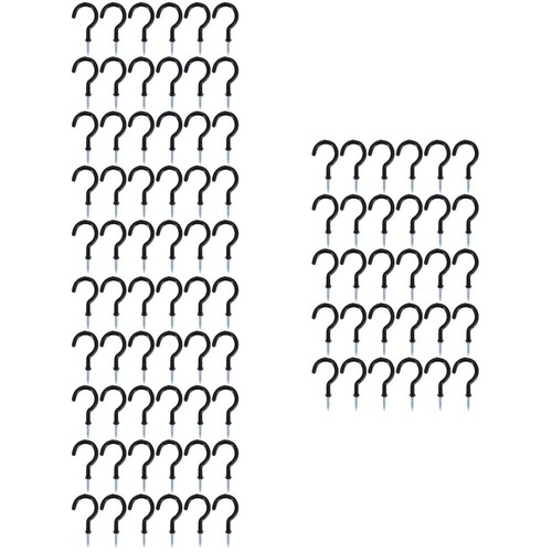 3 Pieces Cup Hook Black Hooks Ceiling Plant Heavy Duty Shelves eBay