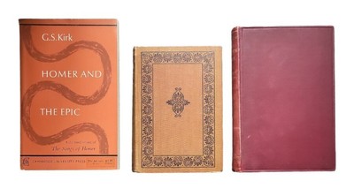 HOMER VINTAGE BÜCHER, 2 GEBUNDENE & 1 TASCHENBÜCHER, DICHTER, GESCHICHTE, VINTAGE, GEBRAUCHT