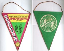 DDR NVA Grenztruppen ASV GRABOW Tisch - Fahne / Wimpel East german Border troops