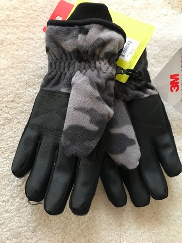 NEW Boys 8/20 M/L Tek Gear Microfleece Waterproof Gloves Rubberized Grip NWT - Picture 6 of 7