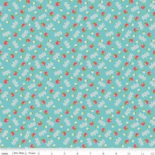 1/4 Yard 9x42 RileyBlake "Farm Girl Vintage" Apple Cottage Lori Holt Cotton