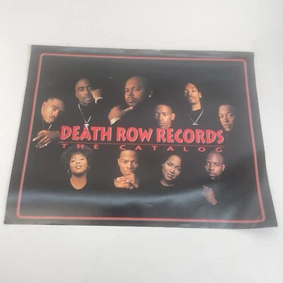 Death Row Records The Catalog 2000 One Sheet Snoop Dog Dr Dre 2pac Suge Knight - Image 1 of 4