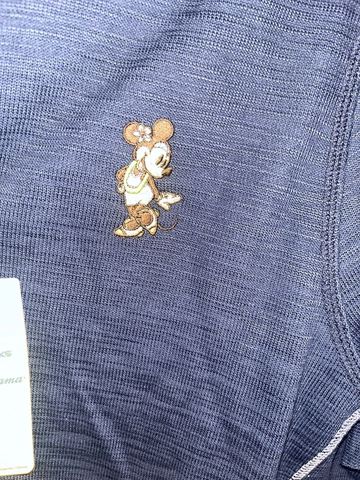 Chaqueta con Capucha Bordada Tommy Bahama Minnie Mouse Parques Disney L XL NUEVA Foto 2 de 4