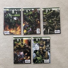 Marvel World War Hulk #1-5 set signed
